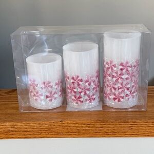 Mikasa Red and White LED Flameless Candles